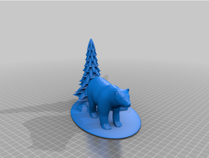 kutup ayısı balon 3d print model - Mito3D