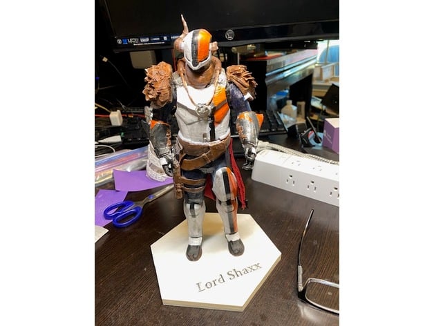 Seigneur shaxx destin 2 darkdavidus 3D print model - Mito3D