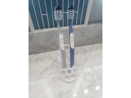 hexágono escova dente ficar pé dainon 3d print model - Mito3D
