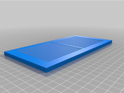 semplice ventilazione griglia sarebbe 3d print model - Mito3D
