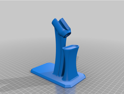 airbrush stand pixelnoob 3d print model - Mito3D