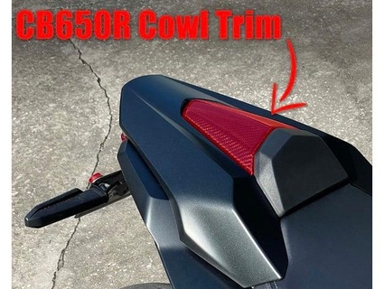 cb650r rear cowl trim piece drib 3d print model - Mito3D