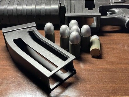 cedazo redondo apuntalar 40k rifle stashravens 3d print model - Mito3D