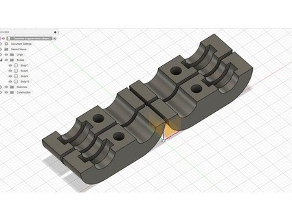 abrazadera rodamiento tornillo eje jgaurora a5s djcdman 3d print model - Mito3D