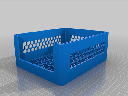 stackable storage caddies honeycombs +customizer meisterbob 3d print model - Mito3D