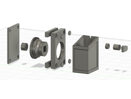 glock mag bolsa rotação retenção segue barbatana 3d print model - Mito3D