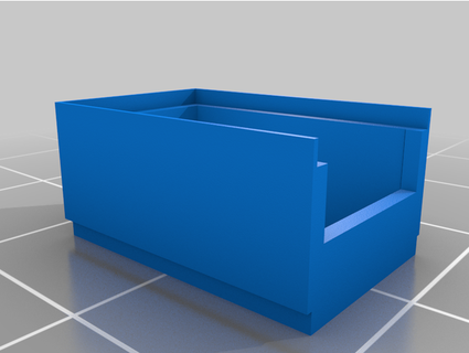 stackable box card size quixotepool 3d print model - Mito3D