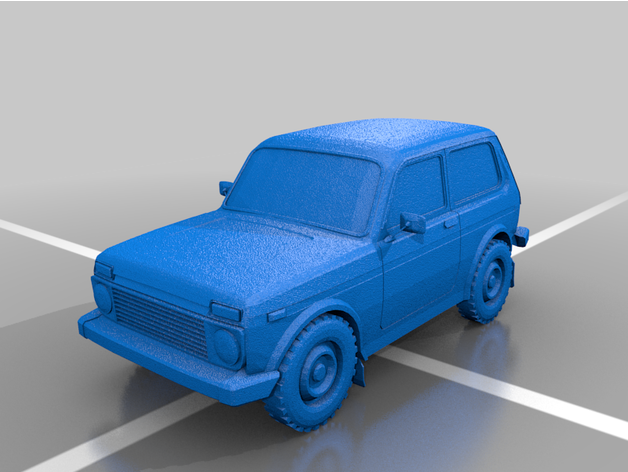 lada niva papel 3D print model - Mito3D