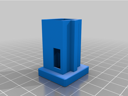 nissan cube - chrome updated usb port pilf 3d print model - Mito3D