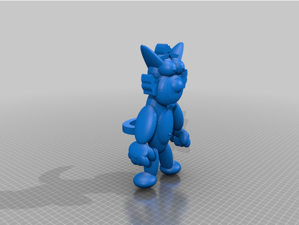 grau kratzig Katze kjhite 3d print model - Mito3D
