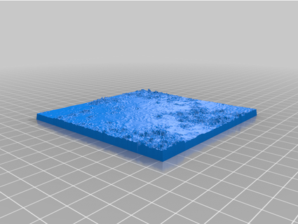 sea tranquility height map hahathisnamemakesnosense 3d print model - Mito3D