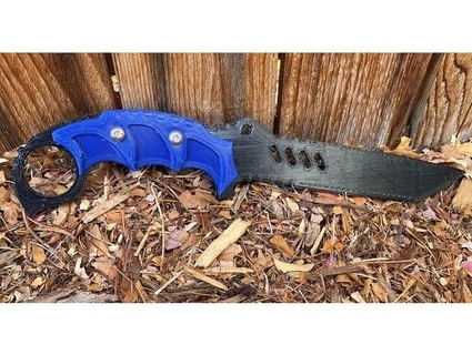 rubber knife airsoft dogmaster6 3d print model - Mito3D