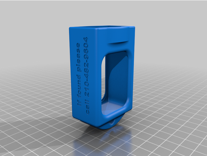 mini püre dezenfektan kordon durum kılıf docboyales 3d print model - Mito3D