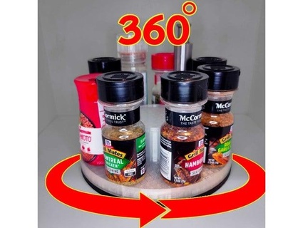 kitchen rotating spice rack jpgrox 3d print model - Mito3D