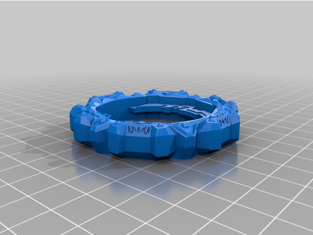 vergoldet Baldur Beyblade platzen db standuser0 3D print model - Mito3D