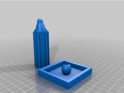 kopya mavi meşe palamudu 3d print model - Mito3D