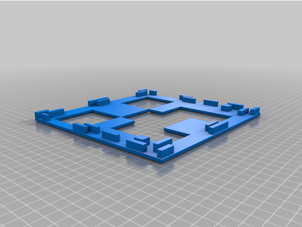 Minecraft parete guidato cesenaw 3d print model - Mito3D