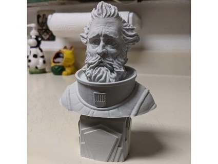 colonel weird bust theraineydaze 3d print model - Mito3D