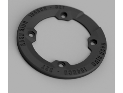 mtb bash ring chain guard 104bcd 32-34t tjdesign 3d print model - Mito3D