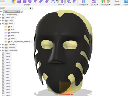 calamaro gioco Cameriere maschera suguri 3d print model - Mito3D