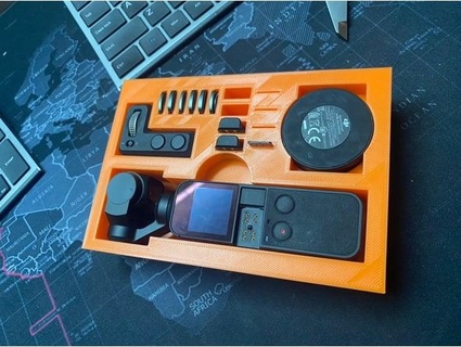 dji Osmo bolso carregar caso bainha jimmywilliepete 3d print model - Mito3D