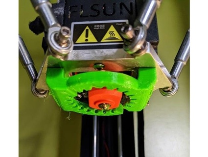 flsun qq-s pro radial fan dragonfly hotends animalmachine 3d print model - Mito3D