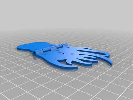 octopus box hinge hellork 3d print model - Mito3D