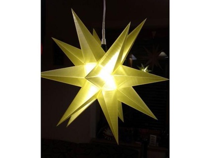 Natale stella poinsettia grande illuminazione Peteruhlmann 3d print model - Mito3D