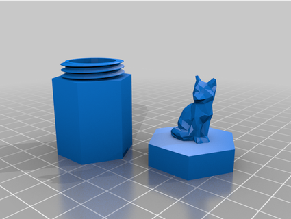 caja rosca zorro fox box cfp impresion 3d 3d print model - Mito3D