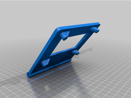 ender 5 lcd screen mount - adjustable engineerily 3d print model - Mito3D
