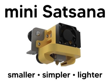 mini satsana - compact fan duct creality printers kenopy 3d print model - Mito3D