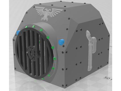 industrial fans - scatter terrain wh40k vontragg 3d print model - Mito3D