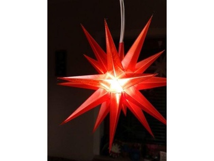Navidad estrella poinsettia pequeña Encendiendo peteruhlmann 3d print model - Mito3D