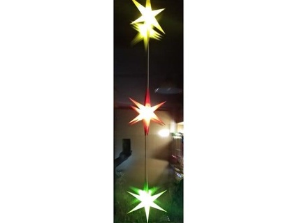 poinsettia star chain christmas peteruhlmann 3d print model - Mito3D