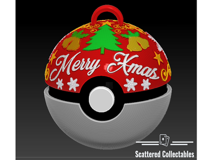 Natale colpire palla ornamento scatteredcollectables 3d print model - Mito3D