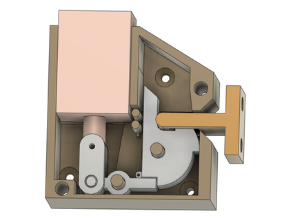 eletromecânico escondido fechadura romas654 3d print model - Mito3D