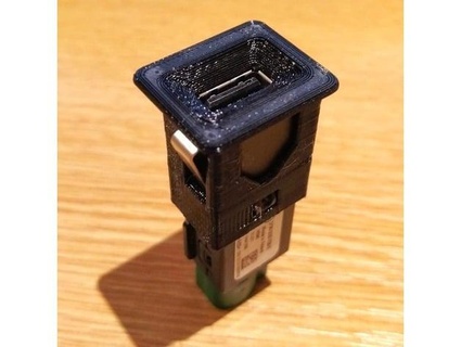 vw USB aux macaco adaptador 5q0035726 5m0035724 timango 3d print model - Mito3D