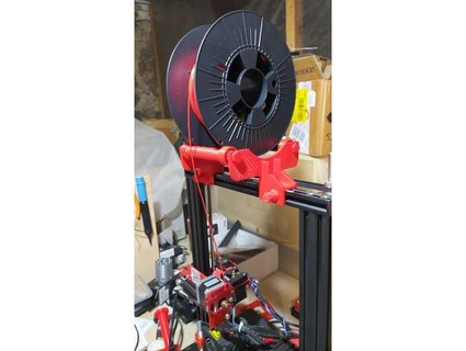 anet et4 spool holder modified direct-extruder mcrooj 3d print model - Mito3D