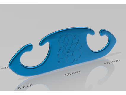 Tablette Weberei pendeln Wikinger Urnen Stil Drachen victoriahofferson 3d print model - Mito3D
