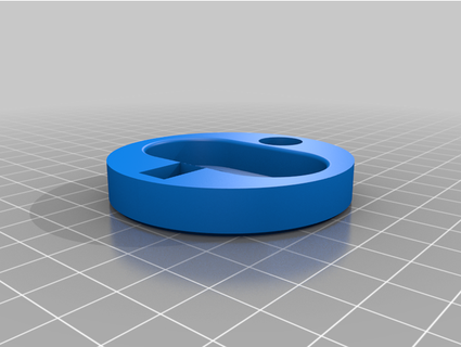 azul yeti cable proteccion equilibrado empollón desechable 3d print model - Mito3D