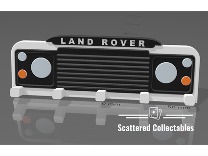 land rover discovery grill key hanger scatteredcollectables 3d print model - Mito3D