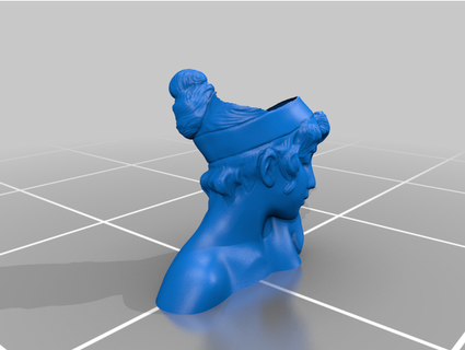 sappho head vase caseykenny 3d print model - Mito3D