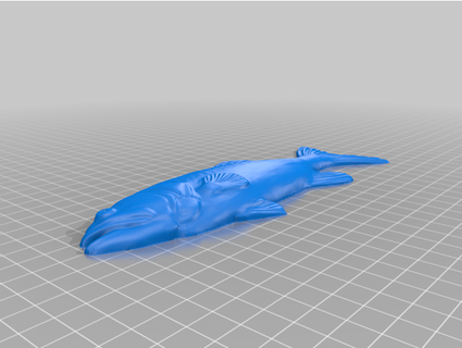 poisson essayer nouvelles 3d print model - Mito3D
