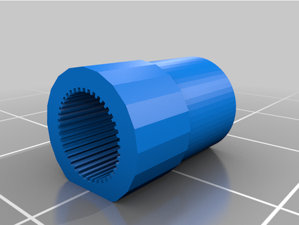 Lego compatível servo motor adaptador bpratt107 3d print model - Mito3D