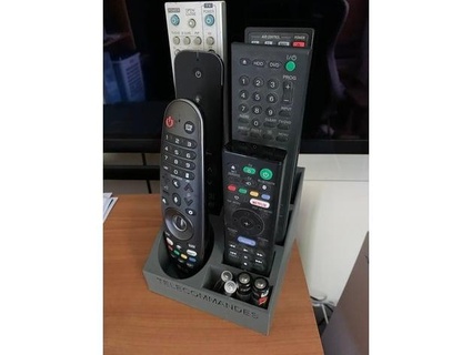 remote control support elvanos 3d print model - Mito3D