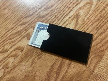 social security card holder lytran 3d print model - Mito3D