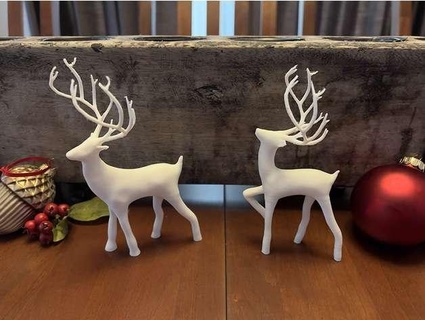 christmas reindeer - prancer edgett 3d print model - Mito3D