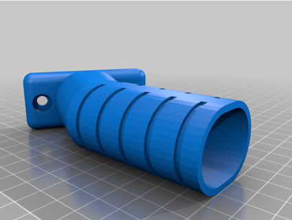angled foregrip mlok angrybonobo 3d print model - Mito3D