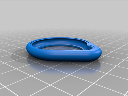 kleinst artag Schlüssel fob Ring dicke Mauer mrbulp 3d print model - Mito3D