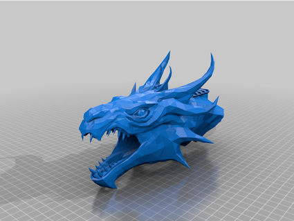 dragon head tmc handguard b14ck5h33p 3d print model - Mito3D